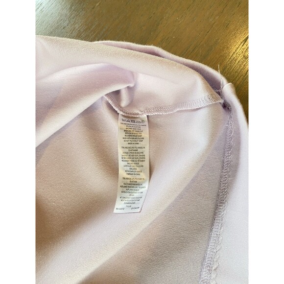 French Connection Size 8 Lula Scalloped V Neck Dress Stretch Sheath - Picture 6 of 13